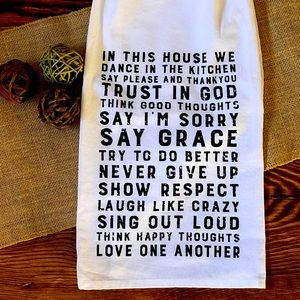 Farmhouse kitchen towel